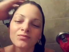 Army girl shower